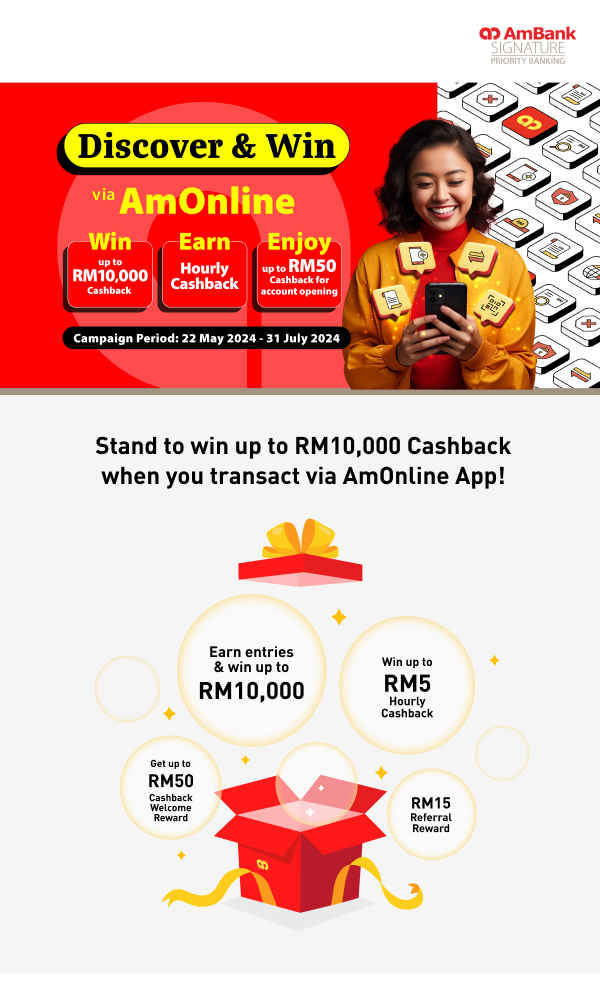 Discover & win via AmOnline